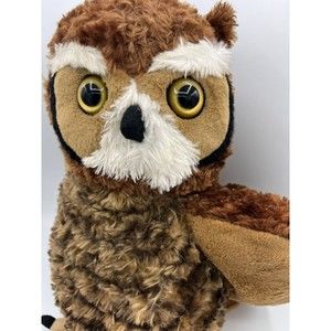 Great Horned Owl Plush 12" Stuffed Animal by Wild Republic Realistic big eyes